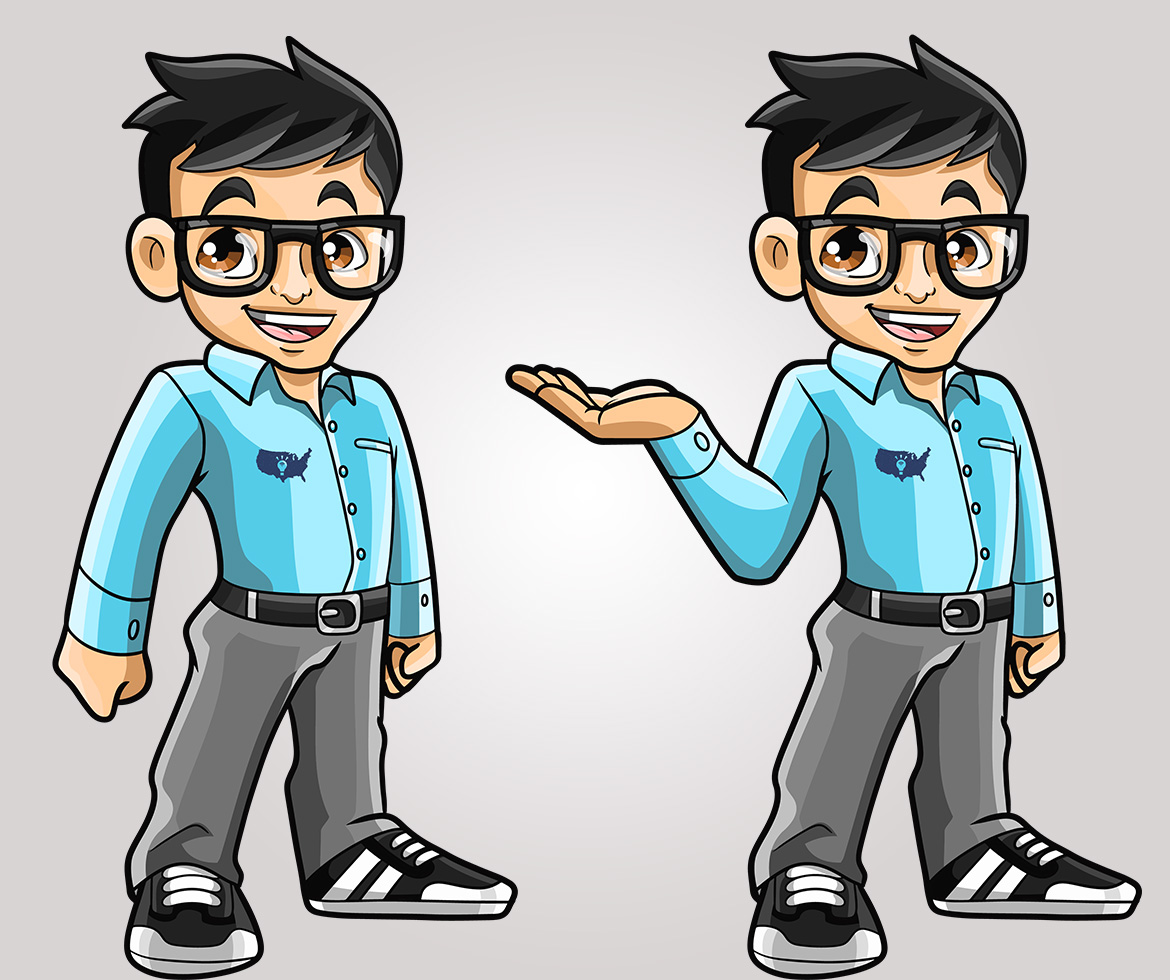 Smart Home USA custom character design for promotional videos