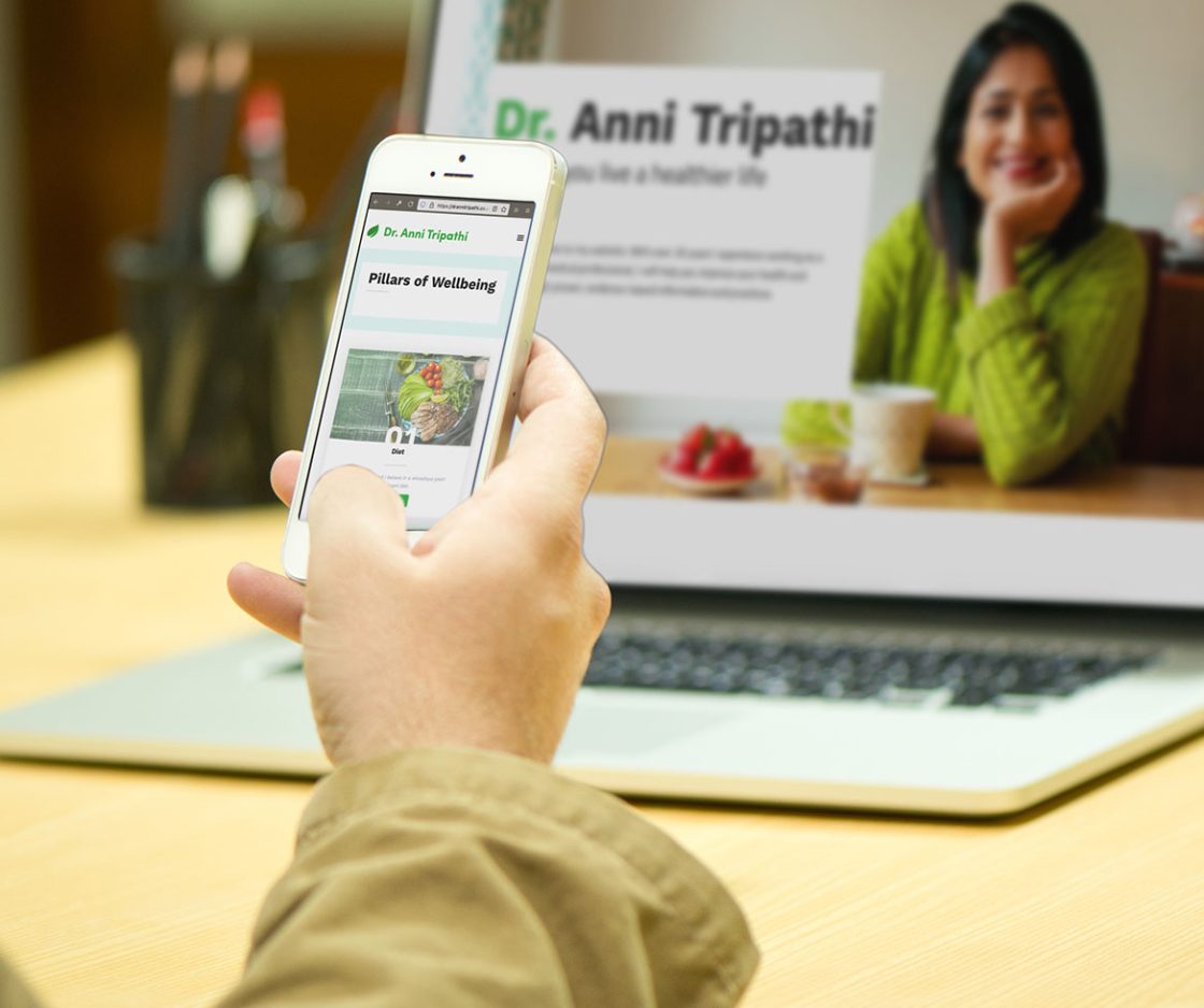 Dr Anni Tripathi website homepage