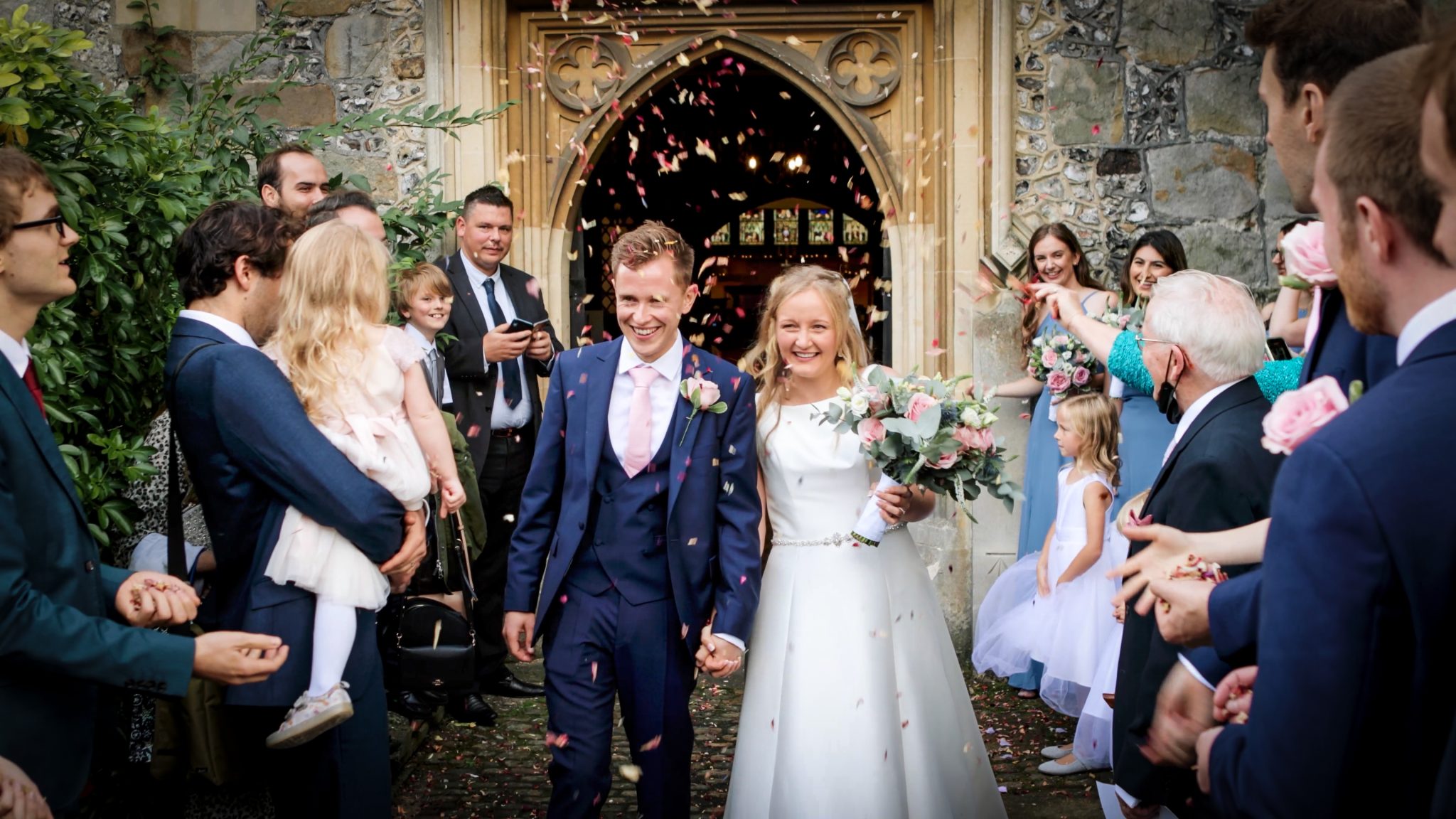 Surrey Wedding J+H - the happy couple