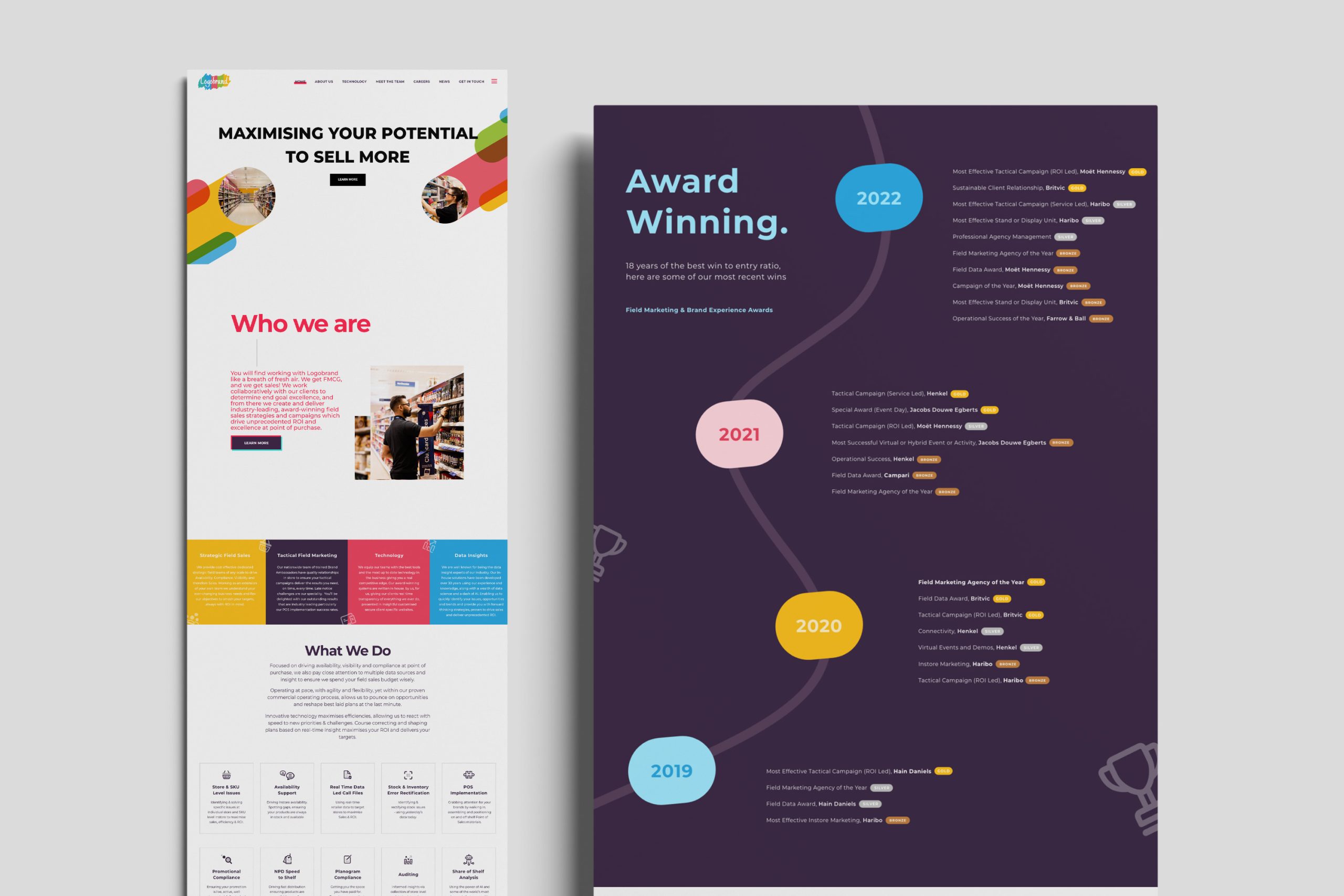 Logobrand website redesign