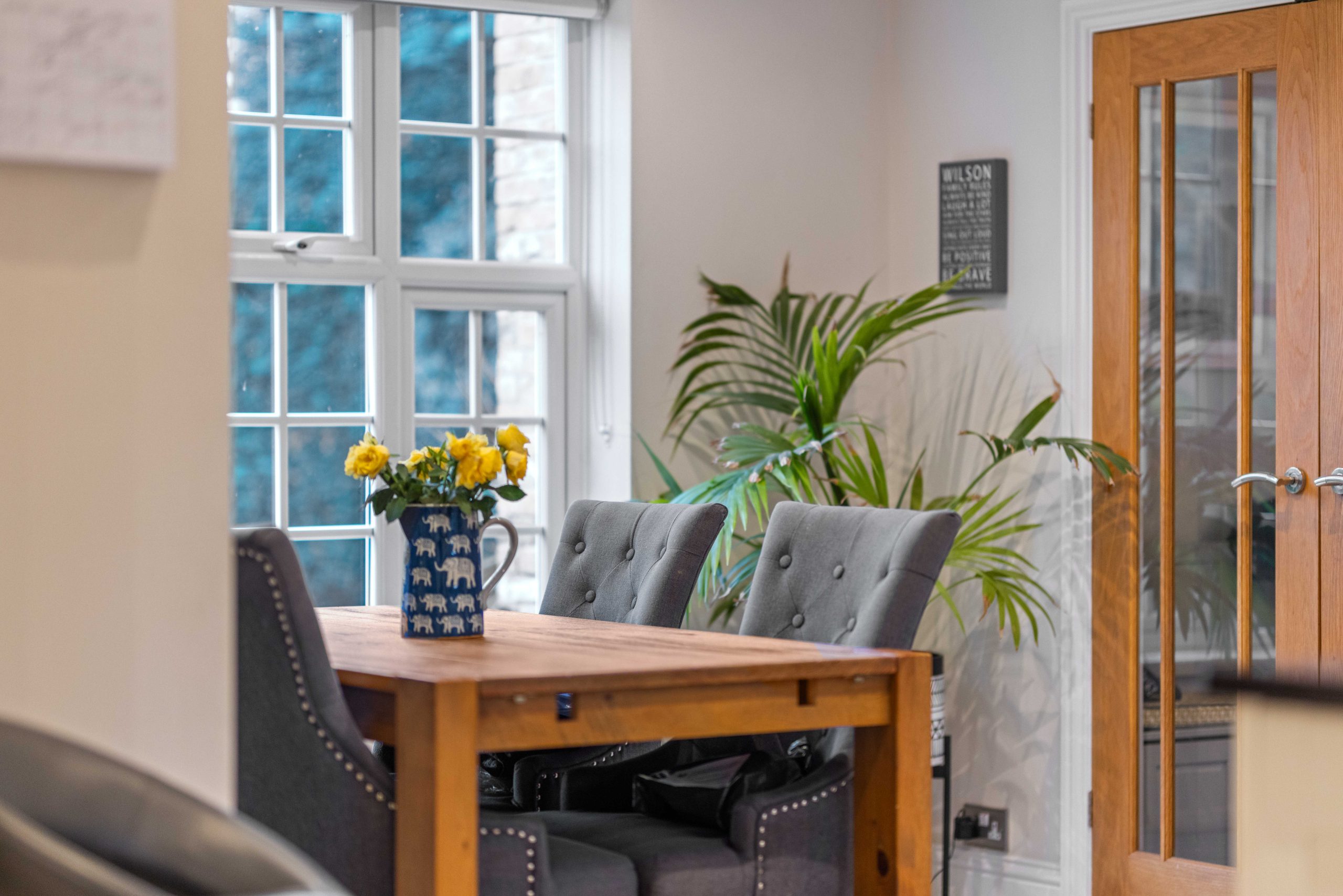 Sunningdale property - garden terrace