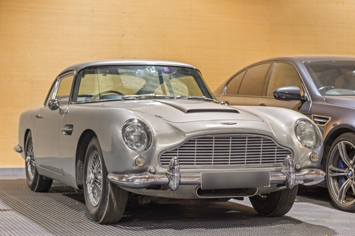 Classic Aston Martin DB5 in pristine condition