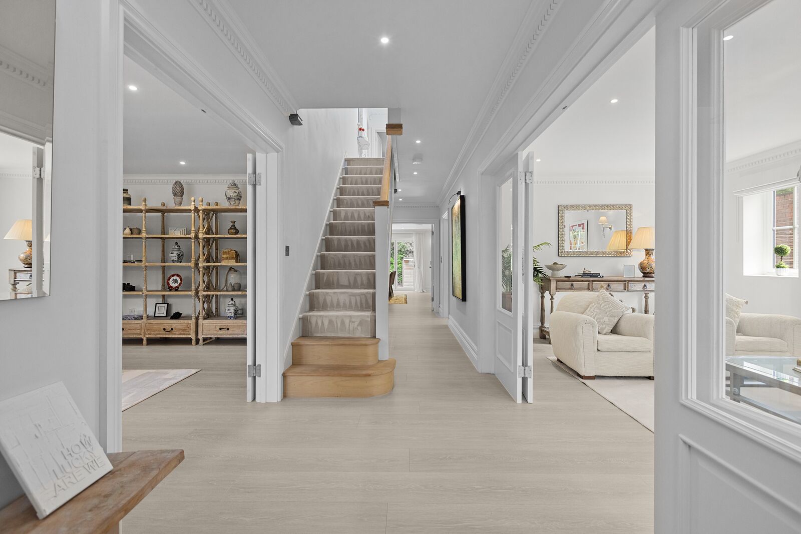 Trotsworth Avenue, Wentworth Estate - reception hall and staircase